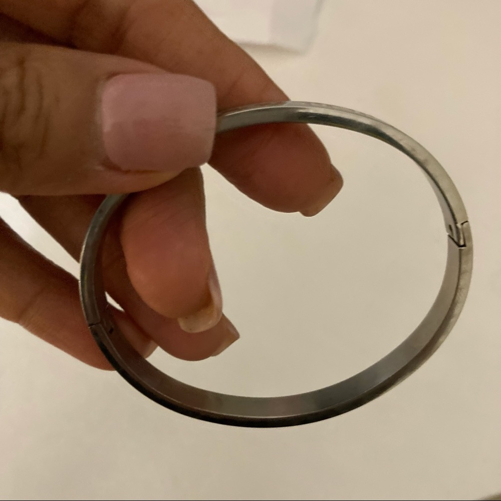 Women stainless steel  oval bracelet